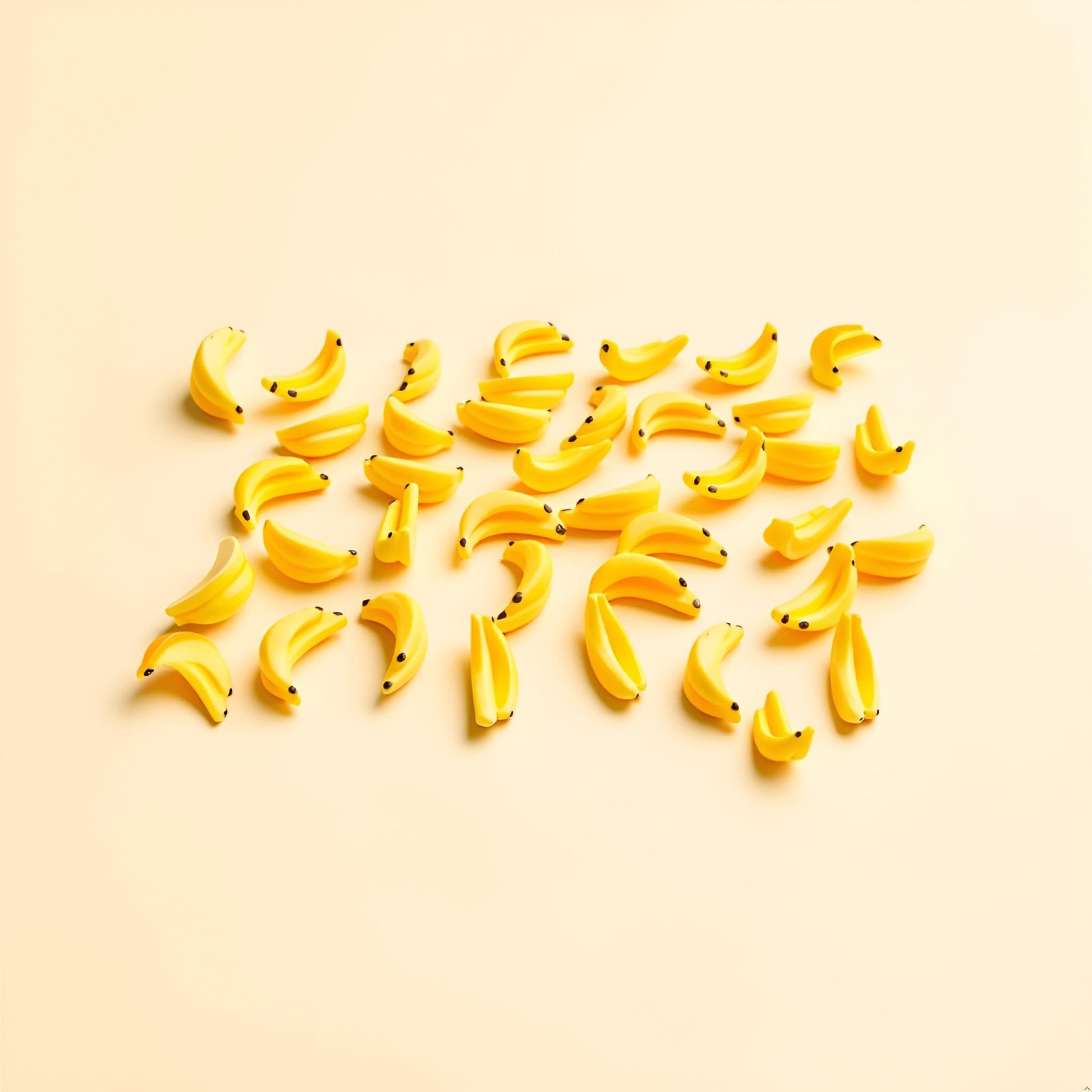 35Pcs Yellow Miniature Bananas 1/12 Scale Banana Models Miniature Fruit Fake Mini Fruits for Mini House Kitchen Fairy Garden Decor?Dollhouse