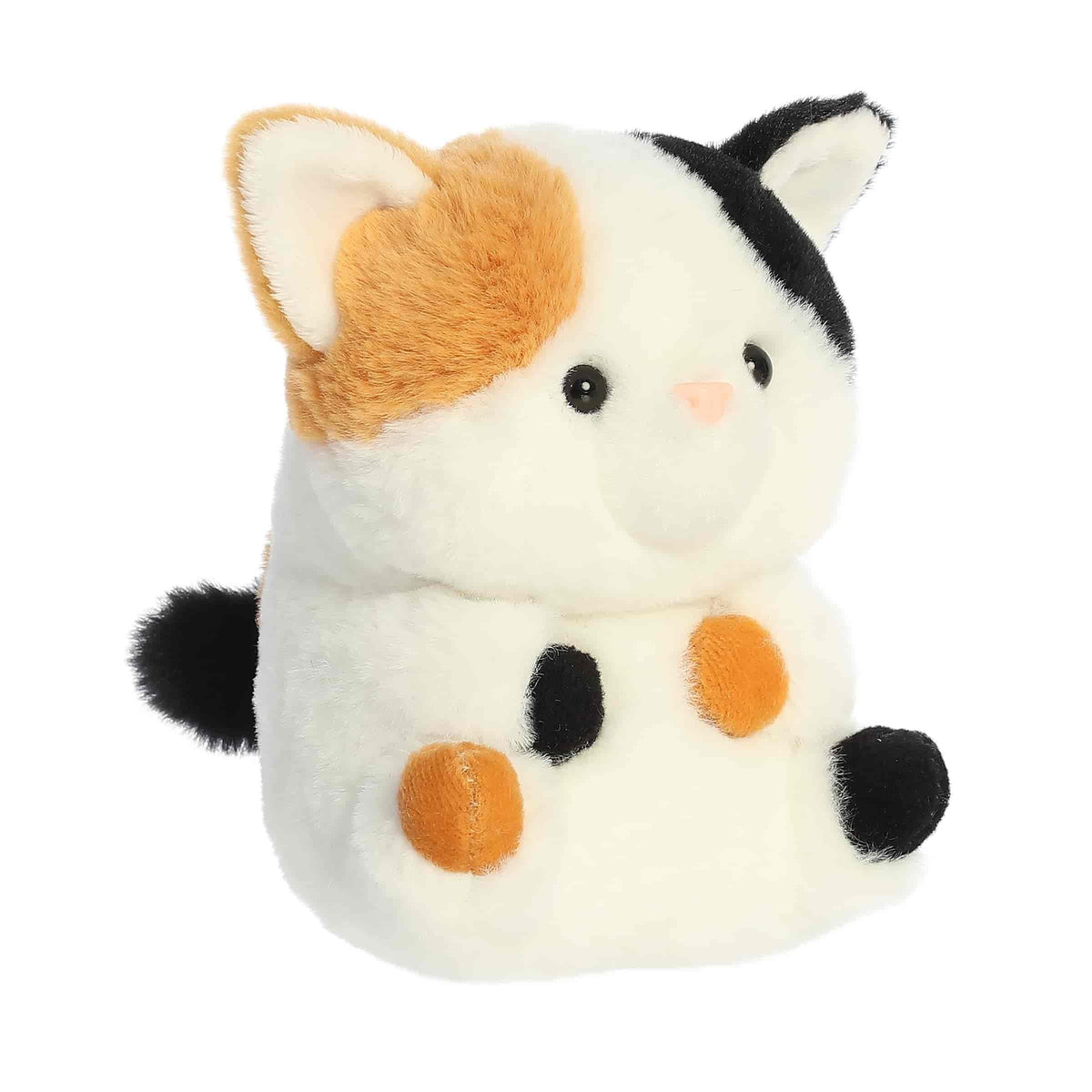 Aurora Rolly Pet 5" Caroline Calico Cat Playful Stuffed Animal