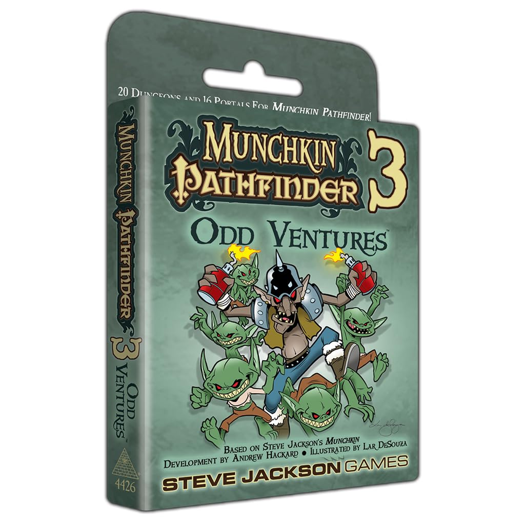 Steve Jackson Games Munchkin Pathfinder 3 Odd Ventures , Green