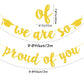 2026 Graduation Banners Party Decorations Gold Glitter Graduations Banners