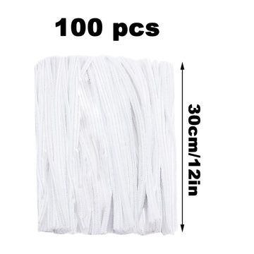 100 PCS Chenille Stems for Crafts, Craft Pipe Cleaners s, Thick Pipe Cleaners, Arts Crafts for DIY, Festive Days Decoratio, Craft Projects Creative