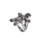 Women's Alchemy England Voodoo Doll with Stick Pin Gothic Spells Pewter Ring