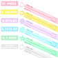 30 Pack Mini Bubble Wands, 6 Style Color Bulk Party Favors for Kids Gift