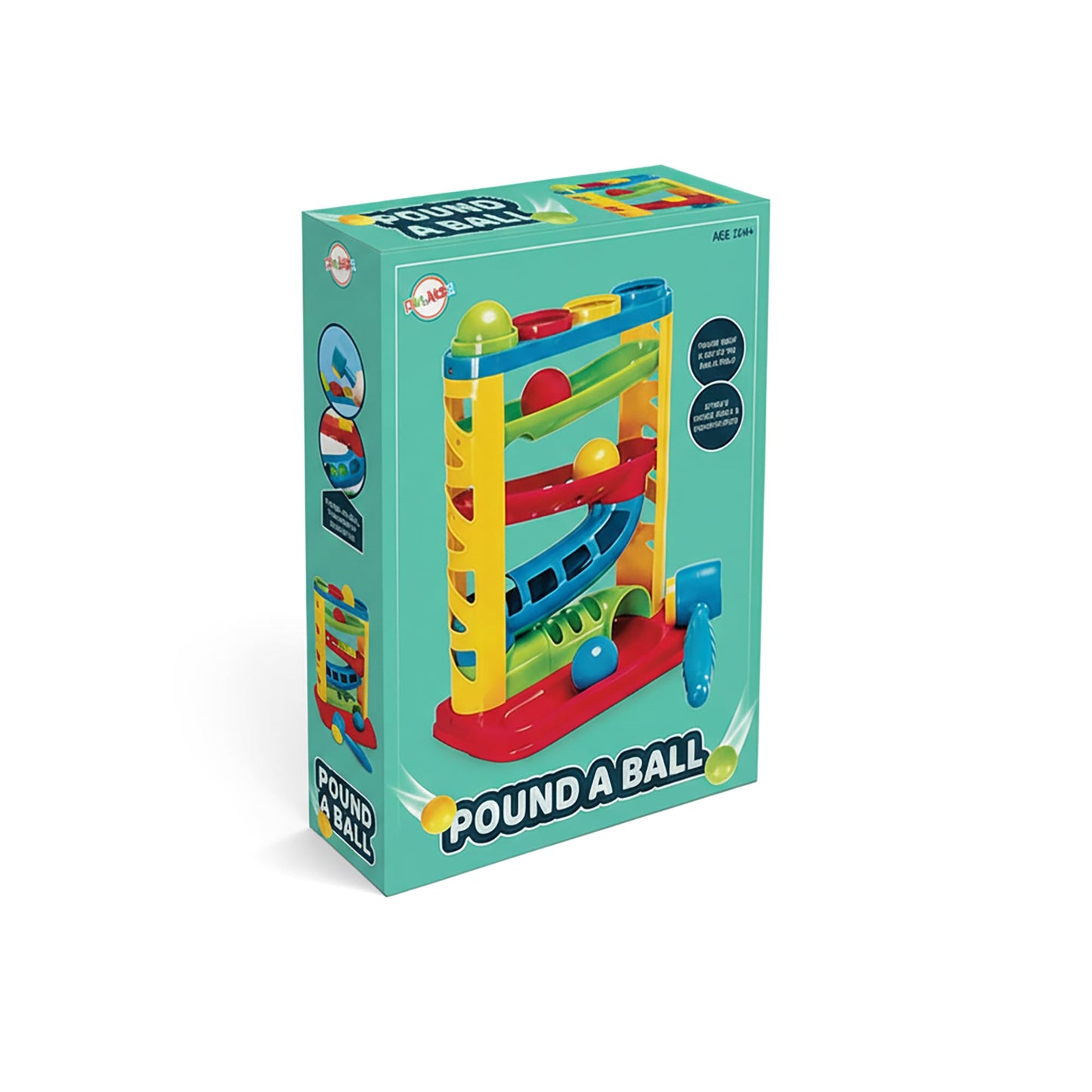 Durable Pound A Ball Toys for Toddler, Stacking, Learning, Active, Early Developmental Hammer Montessori Toys, Fun Gifts for Boy & Girl - STEM