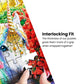 MasterPieces - 300 Piece Jigsaw Puzzle with Large EZ Grip Shapes, Glows in the Dark, Wild Stallions, Activity Fun for Adults, Seniors, Family, Kids