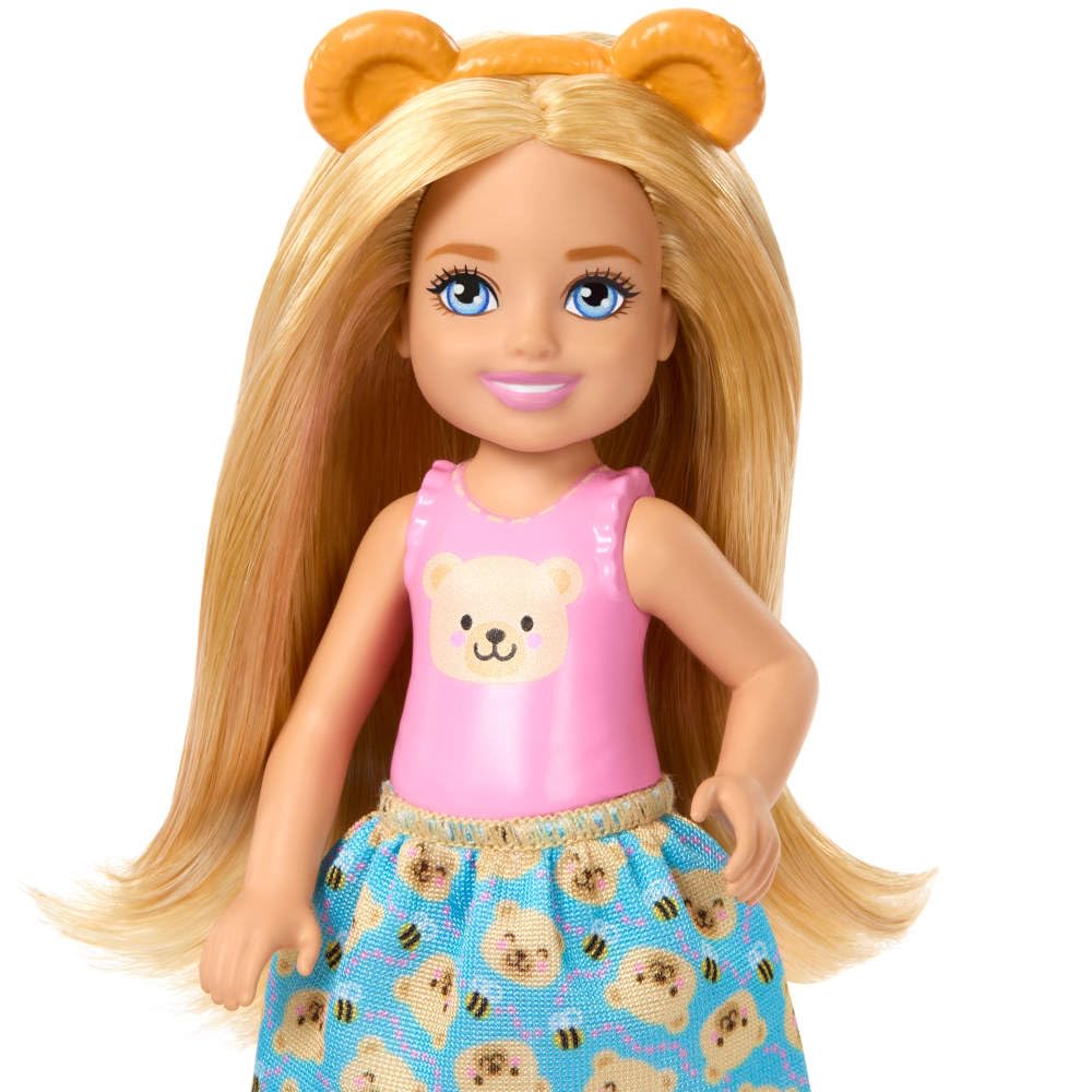 Barbie Family & Friends Club Chelsea Pop-Up Tea Party Playset with Blonde Small Doll, Transforming Picnic Basket & 10+ Accessories