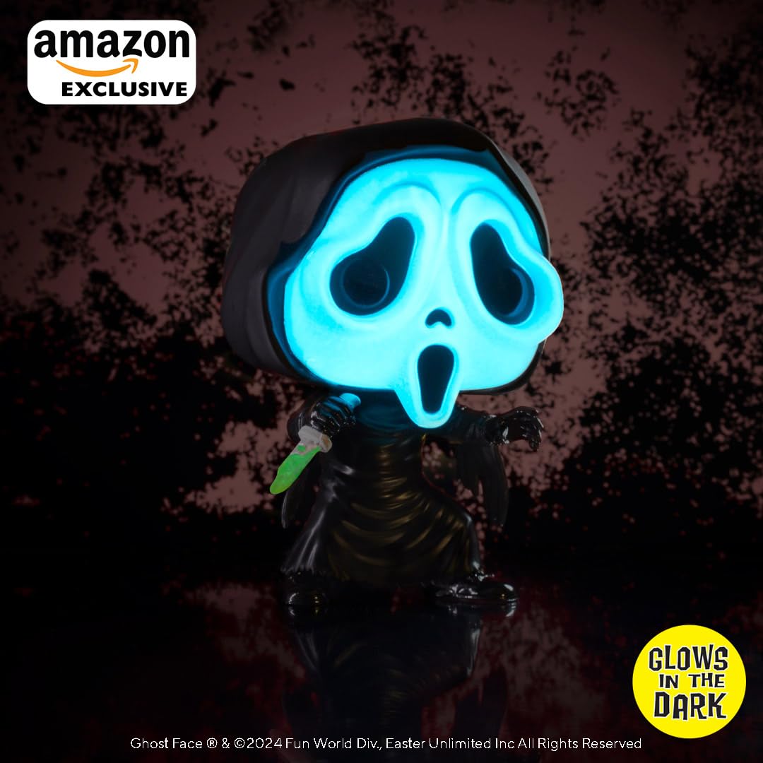 Funko POP! Movies: Ghostface - Ghostface - Glow in the Dark - Collectable Vinyl Figure - Gift Idea - Official Merchandise - for Kids & Adults - Horror