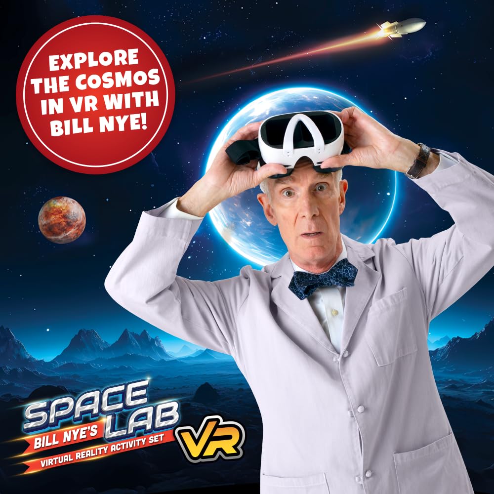 Abacus Brands Bill Nye's VR Space Lab - STEM Science Kit for Kids Age 8-12