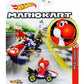 Hot Wheels Mariokart Standard Kart 1:64 Scale RedYoshi