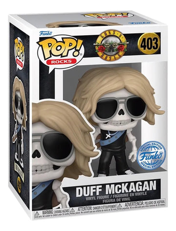 Funko Pop! Rocks: Duff McKagan (Skeleton) Vinyl Figure, 3.8 Inches, Exclusive