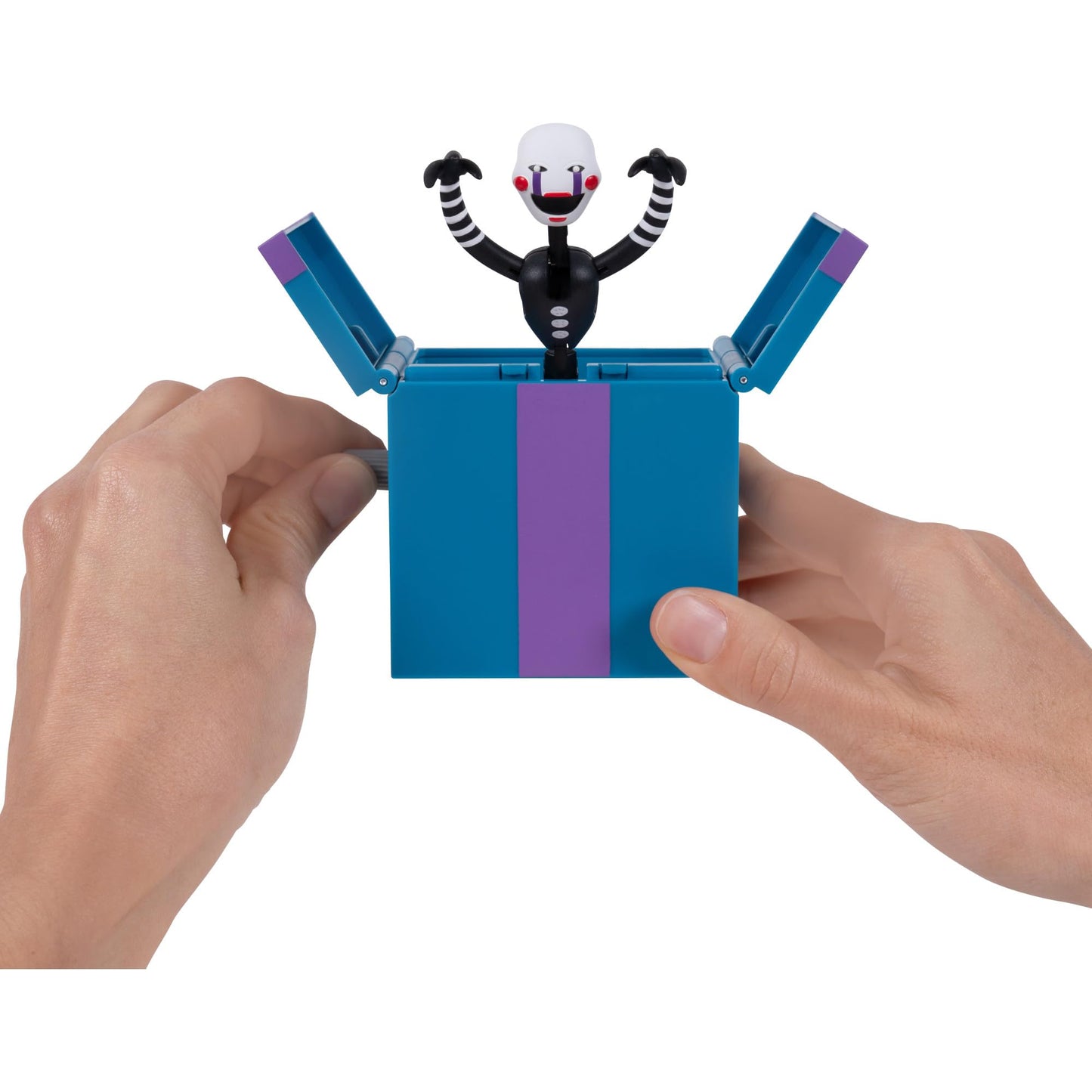 Jazwares Five Nights at Freddy’s Puppet Office Set - 5-Inch Articulated Figure with Jumpscare Feature, Glow-in-The-Dark Eyes, and Optical Diorama