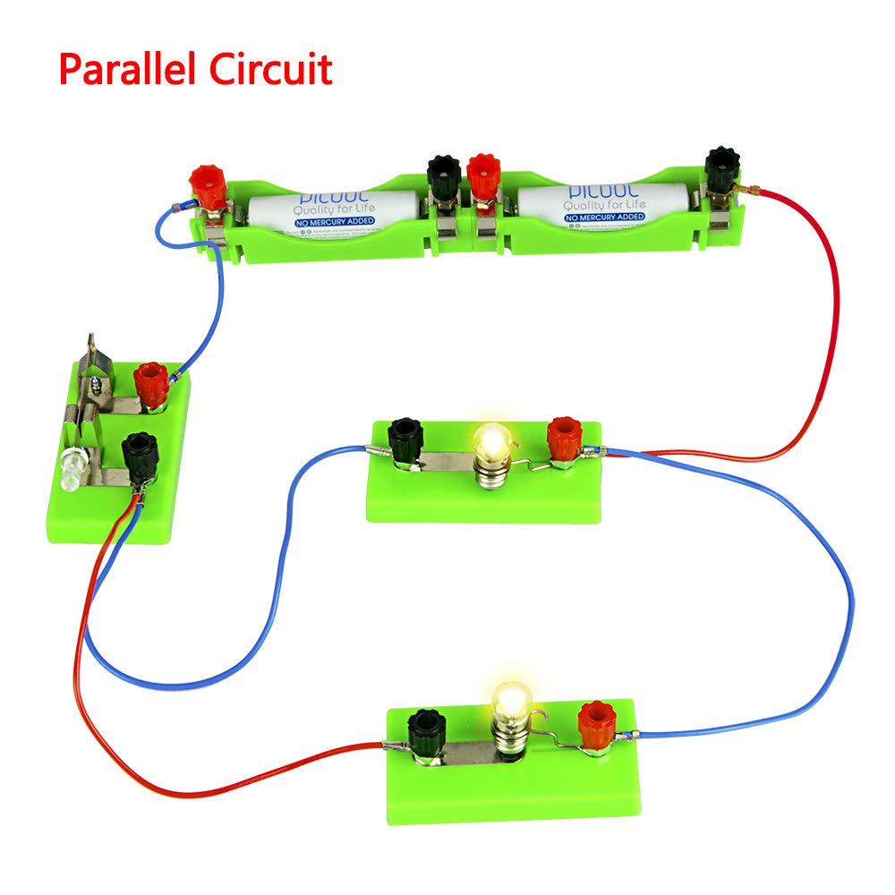 OSOYOO Electricity Circuit Learning Kit for Science Study,Series Circuit Parallel Circuit, Physics Experiments Learning Tool