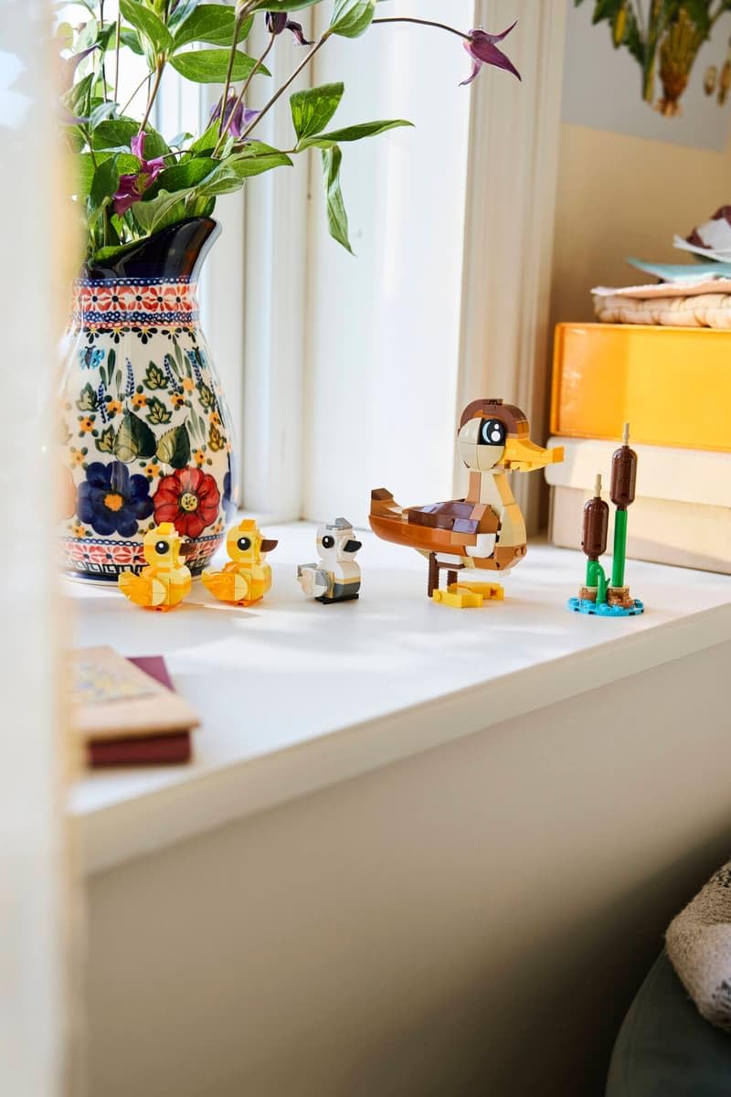 LEGO Creator Duck Family Building Set - 262-Piece Animal Toy with Posable Mother Duck & 3 Ducklings, Cute Play & Display Model, Gift for Kids - 40885