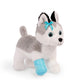 Pucci Pals Plush Husky Vet Care Carrier Playset, Stuffed Dog Set, Pet