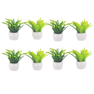Dollhouse Decoration Plant Pots Miniature Green Potted Bonsai Models Decor,1:12 Miniature Plant