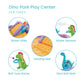 INTEX Dino Park Inflatable Kiddie Pool: Inflatable Kids Pool with Water Sprayer and Slide - Splash Pad - 79" x 62" x 27" - Ages 3+