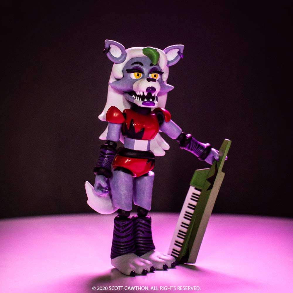 Funko Action Figure: Five Nights at Freddy's (FNAF) - PizzaPlex - Roxanne Wolf - FNAF Pizza Simulator - Collectible - Gift Idea - Official Merchandise