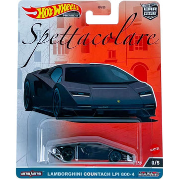 Hot Wheels Lamborghini Countach LPI 800-4, Spettacolare 0/5 [Black/Chase]
