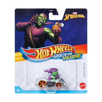 Hot Wheels RacerVerse Die-Cast Vehicle with Green Goblin Driver 1:64 Scale