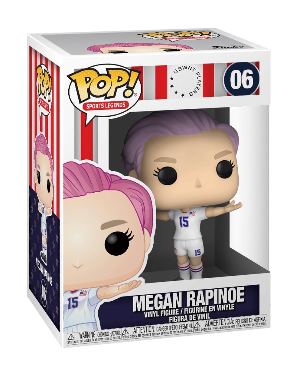 Funko Pop! Sports: The U.S Women's Soccer Team - Megan Rapinoe