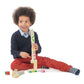 Tender Leaf Toys - Garden Blocks - 25 Pieces Decorative Garden Themed Wooden Stacking Blocks with Peg - Building Blocks, Hand-Eye Coordination