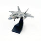 LATUROP 1/100 F22 Raptor Fighter Jet Model, Pre-Assembled Metal Diecast Aircraft, Highly Simulation Airplane Models for Collection or Gift.