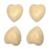 20pcs 30mm Unfinished Wood Hearts Beads with Holes Natural Heart Shape Wooden Bead for Bracelet Handing Materials DIY Beading Accessories (1.18in