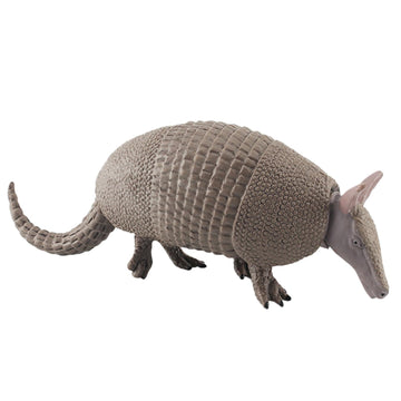 Rich Boxer Armadillo Figurine Realistic Plastic Armadillo Figurine for Home Decor Collection