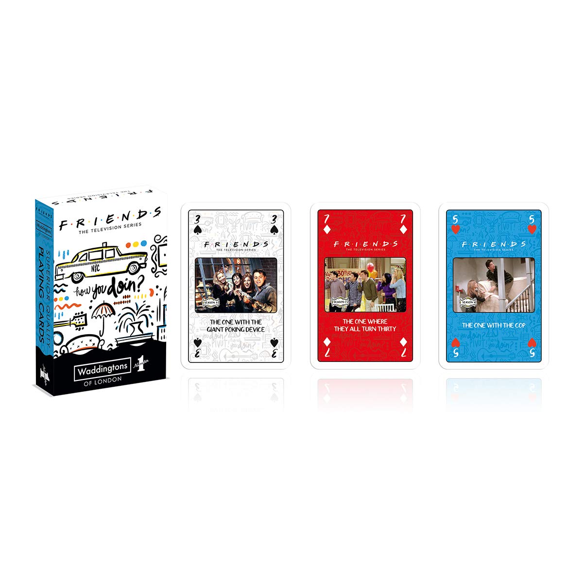 Waddington's Number 1 Friends Playing Cards, Friends Playing Cards, Deck of Cards for Kids and Adults