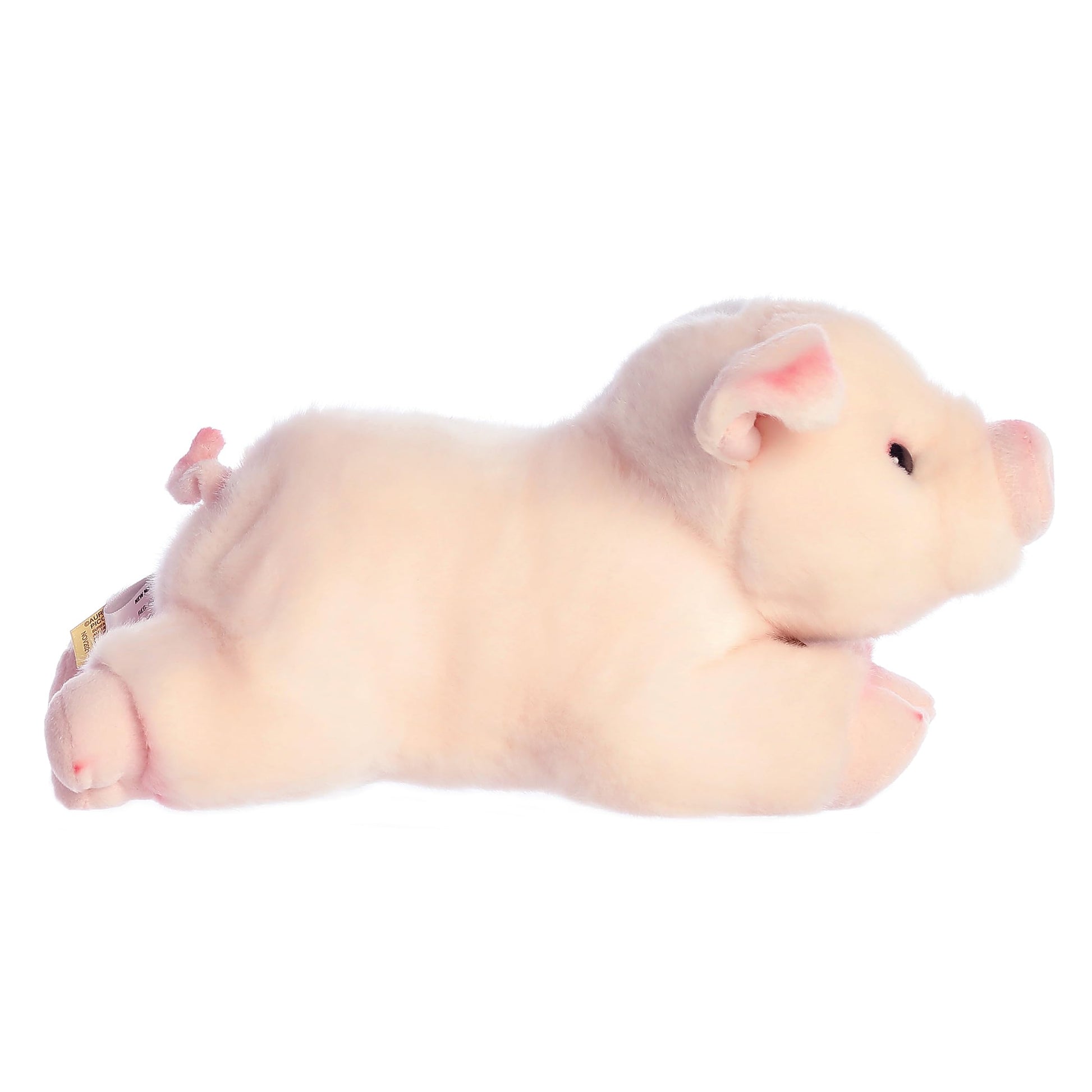 Aurora® Realistic Miyoni® Pig Stuffed Animal - Lifelike Details Make a Cherished Companion - Perfect for Decorating Bedrooms or Classrooms - Pink 11