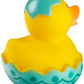 Adorable Teal Easter Rubber Duck - 2.25" x 2" (Pack of 1) - Holiday-Themed Bath Toy - Perfect Gift or Decoration