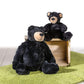 Mary Meyer Teddy Bear Stuffed Animal Soft Toy, 14-Inches, Burly Black Bear