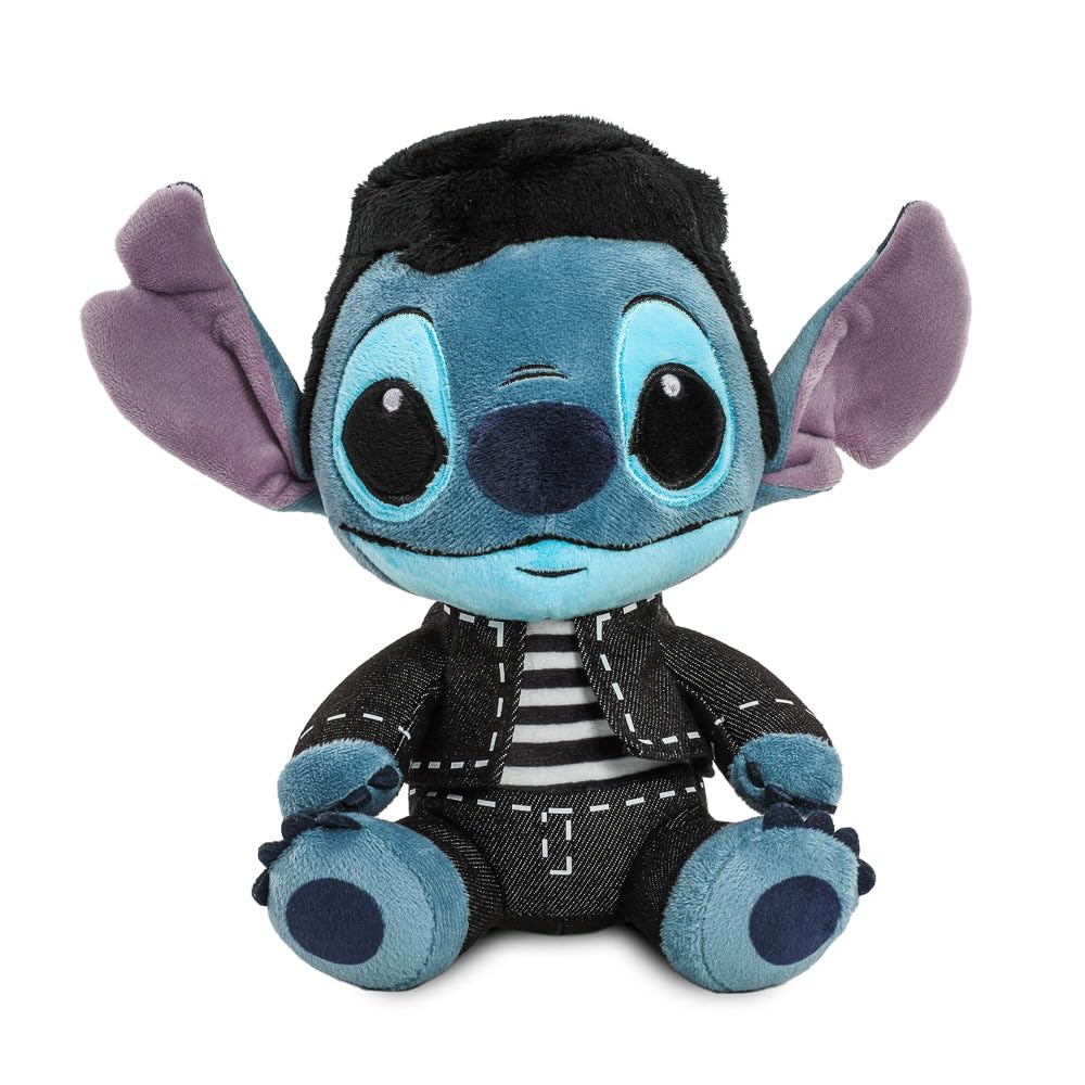 Disney Lilo and Stitch - Collectible Rocker Elvis Stitch 8 Inch Stuffed Plush Phunny Figure, by Kidrobot