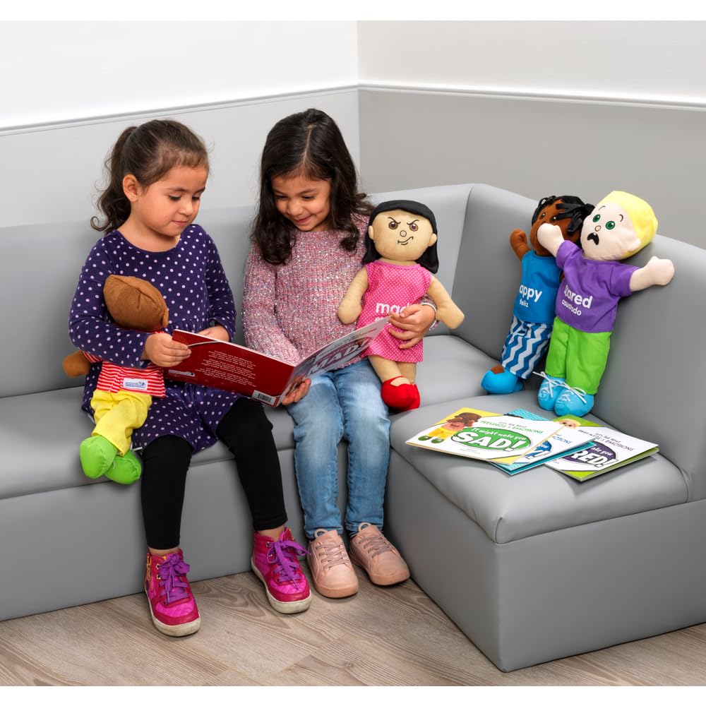Excellerations Emotions Book and Dolls - Set of 8