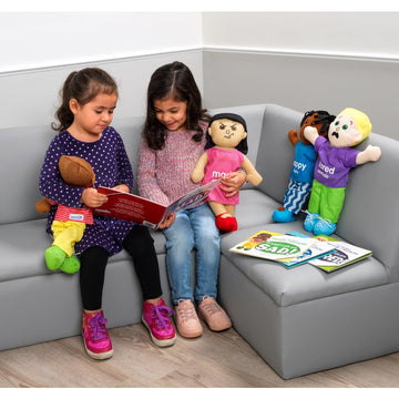 Excellerations Emotions Book and Dolls - Set of 8
