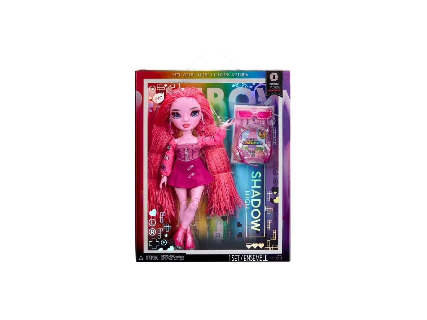 Rainbow High Shadow High Pinkie - Pink Fashion Doll. Fashionable Outfit & 10+ Colorful Play Accessories. for Kids 4-12 Years Old & Collectors