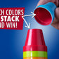 Slam Cup, Speed and Color Matching Cups Kids and Family Game by Blue Orange Games for 2 to 4 Players. Recommended for ages 6 & up