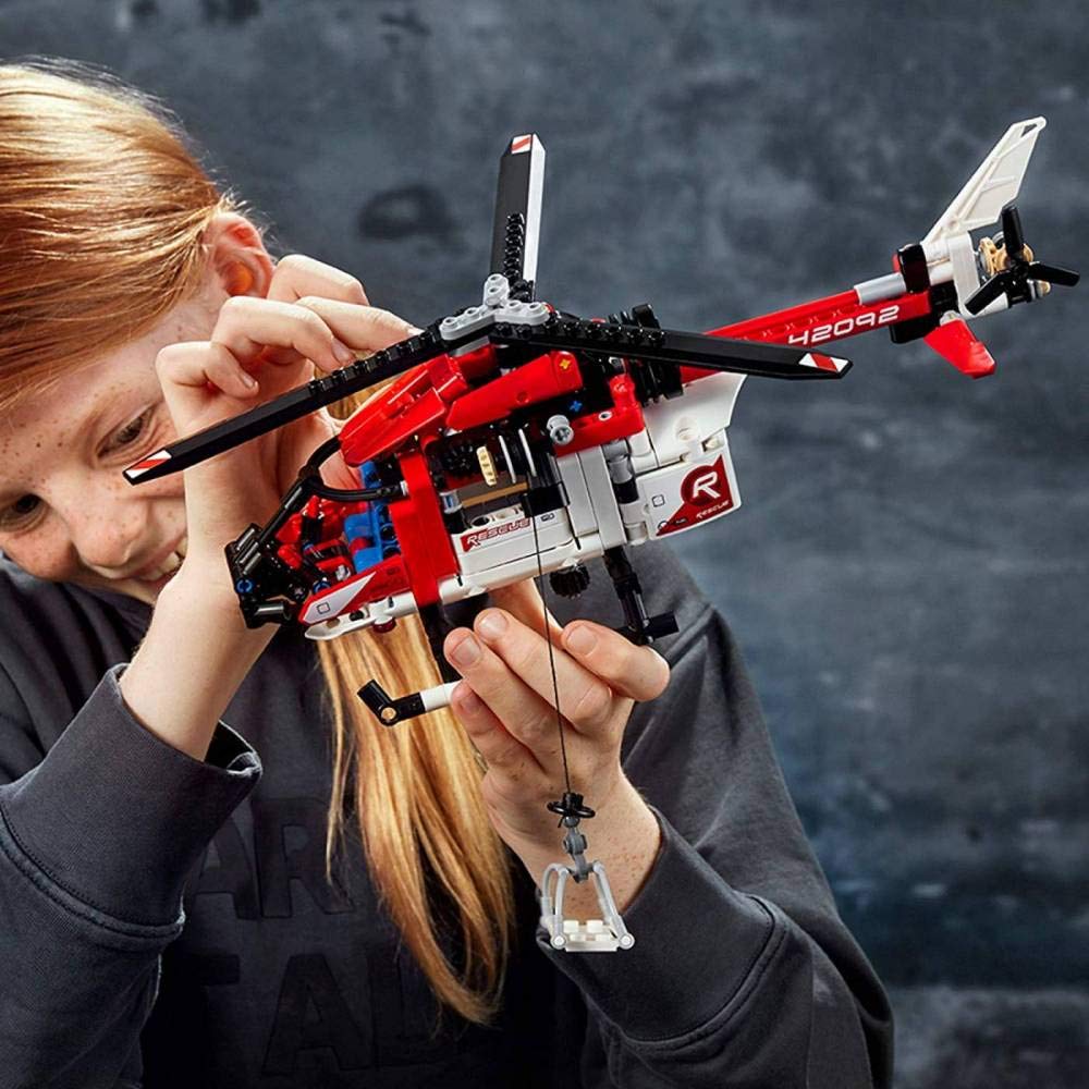 LEGO Technic Rescue Helicopter 42092 Building Kit (325 Pieces)