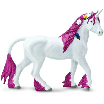 Safari Ltd. Pink Unicorn Figurine - Realistic Hand-Painted 5.5" Fantasy Themed Plastic Figure - Educational Toy for Boys, Girls & Kids Age 3+
