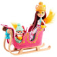 Mattel Enchantimals Snowtastic Sled Set with Felicity Fox Small Doll (6-in), Flick Animal Figure, Sled, and Accessories, Makes a for 3-8 Year Olds