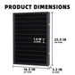 DisplayGifts Toy Cars Wheels Matchbox Model Diecast Display Case Cabinet Also fit N Scale Model Trains UV Protection 1/64-1/43 Scale High Transparency