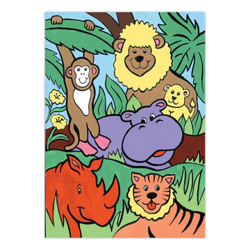 My First Painting by Numbers Jungle Animals Craft Kits, Multicolor