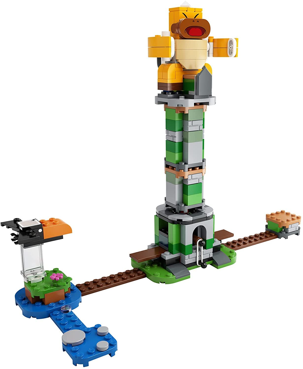 LEGO Super Mario Boss Sumo Bro Topple Tower Expansion Set 71388 Building Kit; Collectible Toy for Kids; New 2021 (231 Pieces), Multicolor