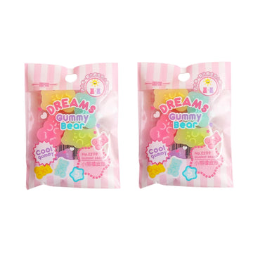 10Pcs Cute Erasers for Kids - Colorful Gummy Bear Cabochons | Erasers Animals | Interactive Eraser Pets| Cartoon Bear Pencil Erasers | Stationery