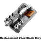 Replacement Part for Fisher-Price Drillin' Action Tool Set - DVH16 ~ Replacement Wood Block