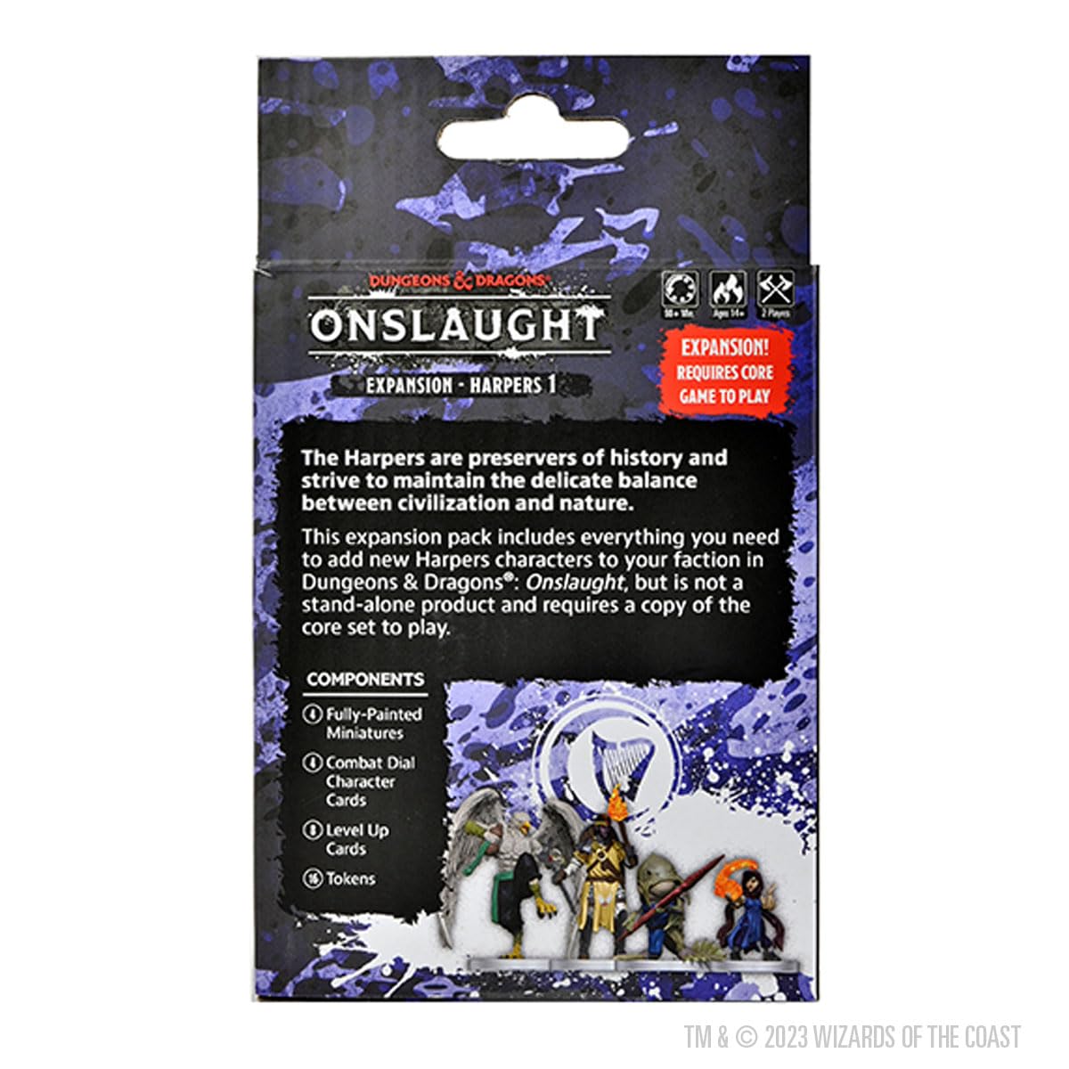 WizKids Dungeons & Dragons Onslaught: Expansion - Harpers 1
