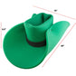 FUNSTITUTION Cowboy Hat - Giant Foam Hat - Oversized Cowboy Hat - Red - For Adults and Kids - Hilarious Hat - Large - Polyurethane Foam - All Ages