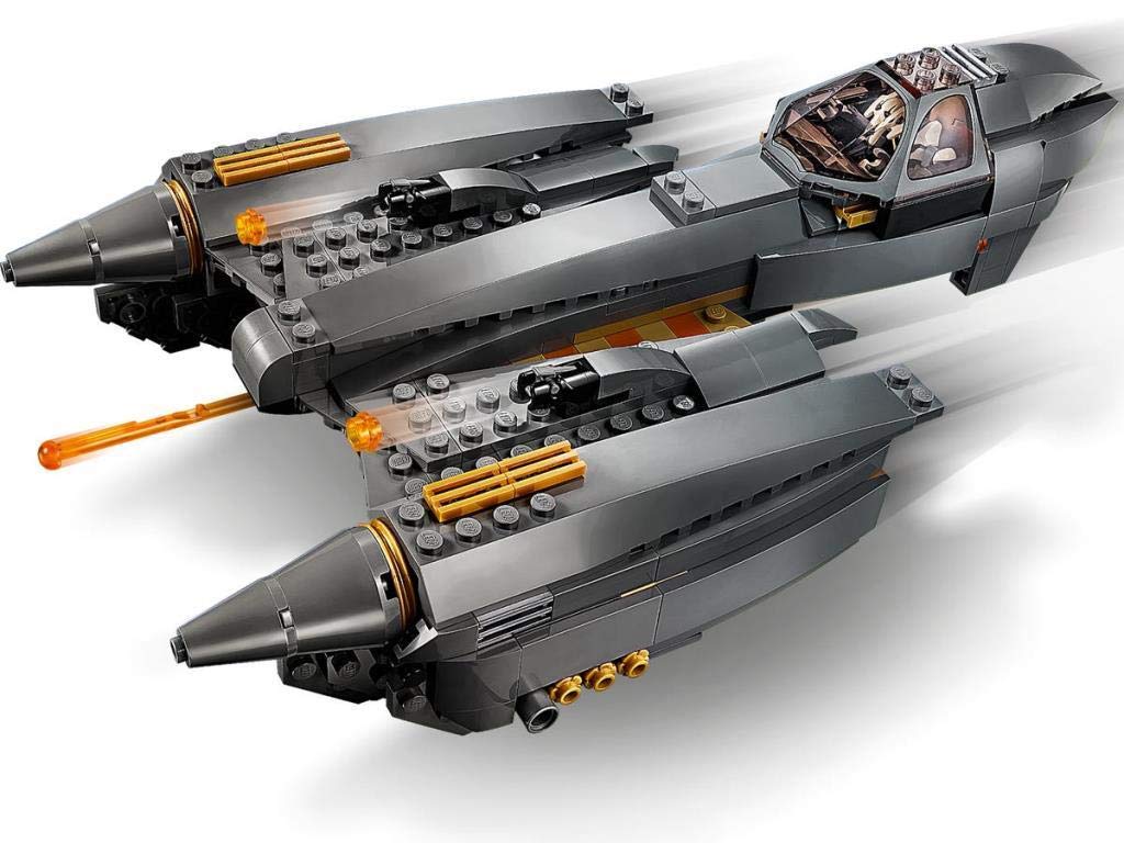 LEGO Star Wars: Revenge of The Sith General Grievous’s Starfighter 75286 Spacecraft Set with General Grievous, OBI-Wan Kenobi and Airborne Clone