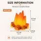 Essivox 3Pcs Miniature Resin Campfire Models, Halloween Decor, Micro Landscapes, Creative Displays