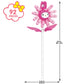 Brickcraft Officially Licensed Sanrio My Melody Flower with Detailed face and Petals Included 92 Pieces Multicolored Brick Building Set